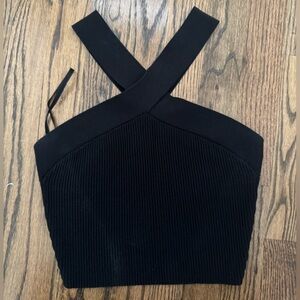Babaton Black Knit Top